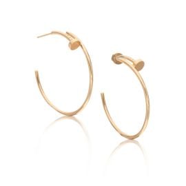 Cartier Gold Juste un Clou Hoop Earrings at Sothebys