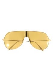 Cartier Shield Sunglasses in Gold 3  at Nordstrom