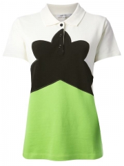 Carven Colour Block Polo Shirt - Francis Ferent at Farfetch