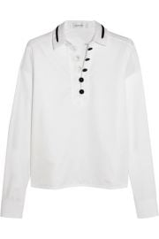 Carven Cotton-twill shirt  at Net A Porter