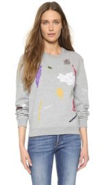 Carven Long Sleeve Sweatshirt at Shopbop