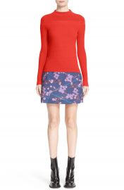 Carven Mixed Stitch Wool Blend Sweater at Nordstrom