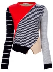 Carven Multi Patterned Sweater - at Farfetch