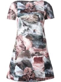 Carven and39ocean Stormand39 Print Dress - Une Femme and192 Suivre at Farfetch