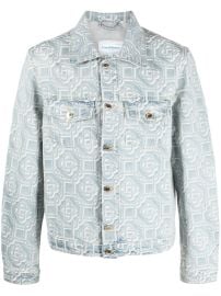 Casablanca Monogram-jacquard Denim Jacket - at Farfetch