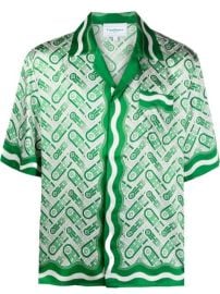 Casablanca Ping Pong monogram-print Shirt - at Farfetch