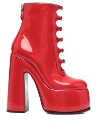 Casadei bucke-detailing Leather Platform Boots - at Farfetch