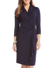 Cascade Faux Wrap Dress at Bloomingdales