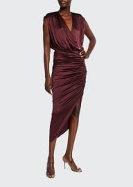 Casela Ruched Sleeveless Dress at Bergdorf Goodman