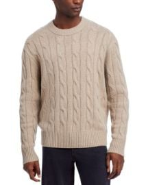 Cashmere Cable Knit Sweater at Bloomingdales