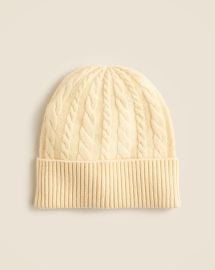 Cashmere Cable-knit Beanie For Women JCrew at J. Crew
