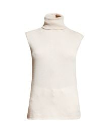 Cashmere Collection Cashmere Sleeveless Turtleneck at Neiman Marcus