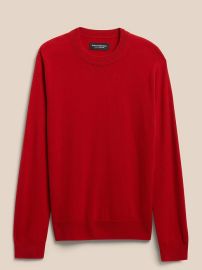 Cashmere Crew-Neck Sweater at Banana Republic