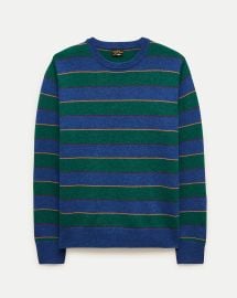 Cashmere Crewneck Sweater In Stripe For Men | J.Crew at J. Crew