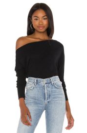 Cashmere Cuffed Off Shoulder Long Sleeve Top at Revolve