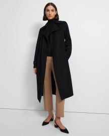 Cashmere Long Oaklane Trench Coat at Theory