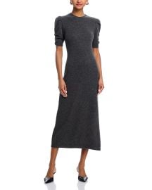 Cashmere Ruched Sleeve Dress at Bloomingdales