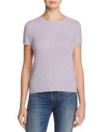 Cashmere Short-Sleeve Sweater at Bloomingdales