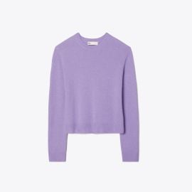 Cashmere Silk Sweater Womenx27s Designer Sweaters Tory Burch at Tory Burch