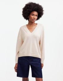 Cashmere V-Neck Sweater at Madewell