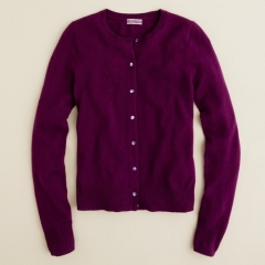 Cashmere cardigan at J. Crew