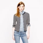 Cashmere striped cardigan at J. Crew