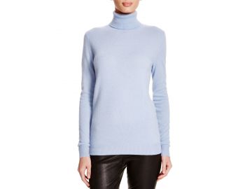 Cashmere turtleneck at Bloomingdales