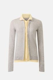 Cashmino Layered Collared Cardigan by NAADAM Rent the Runway at Rent the Runway
