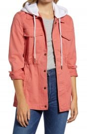 Caslon   Hooded Utility Jacket  Regular  amp  Petite    Nordstrom at Nordstrom