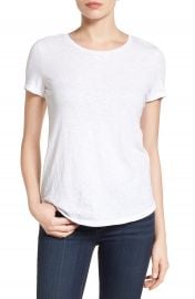 Caslon   Slub Crewneck Tee  Regular   Petite at Nordstrom