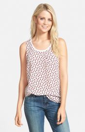 Caslonand174 Scoop Neck Woven Tank at Nordstrom