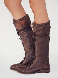 Caspian Tall Lace Up Boot at Free People