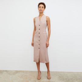 Cassandra Dress - OrigamiTech Blush MMLaFleur at MM LaFleur