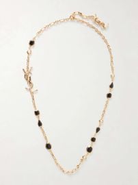 Cassandre gold-tone enamel necklace - gold - One Size at Net a Porter