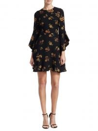 Cassidy Floral Silk Crepe Dress by ALC at Barneys