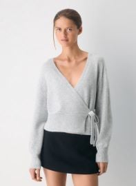 Cassidy Wrap Sweater at Aritzia