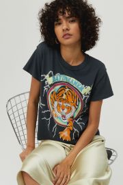 Cat Outta Hell Reverse GF Tee DAYDREAMER at Daydreamer