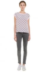 Cat print shirt by Sandro at Nordstrom