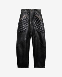 Catarina pants Woman black ISABEL MARANT Official online store at Isabel Marant