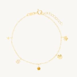 Catbird Jewelry Evening Star Bracelet in Yellow Gold at Catbird Jewelry
