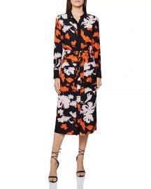 Cathleen Floral-Print Midi Shirt Dress at Bloomingdales