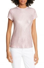 Catrino Metallic Fitted T-Shirt at Nordstrom Rack