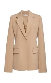 Cavalry Pearl-Embellished Wool Blazer By Chlo at Moda Operandi