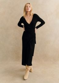 Ccilia Dress - Black - Viscose ECOVERO LENZING - Szane at Sezane