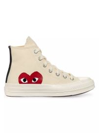 CdG PLAY x Converse Women\'s Chuck Taylor All Star Peek-A-Boo High-Top Sneakers - Black - at Saks Fifth Avenue