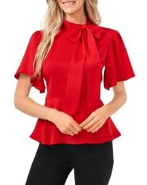 CeCe Charm Peplum Blouse Bloomingdales at Bloomingdales