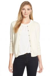 CeCeand160by Cynthia Steffeand160Cotton andamp Cashmere Cardigan in Cream at Nordstrom