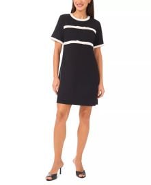 Cece Bow Stripe Shift Dress at Macys