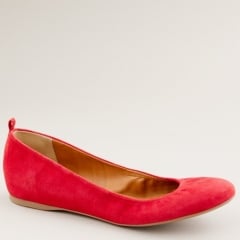 Cece Suede Ballet Flats at J. Crew Factory