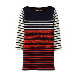 Cedric Charlier Striped Dress at Petit Bateau